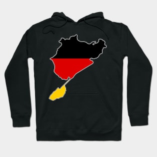 Nürburgring - Gesamtstrecke [flag] Hoodie